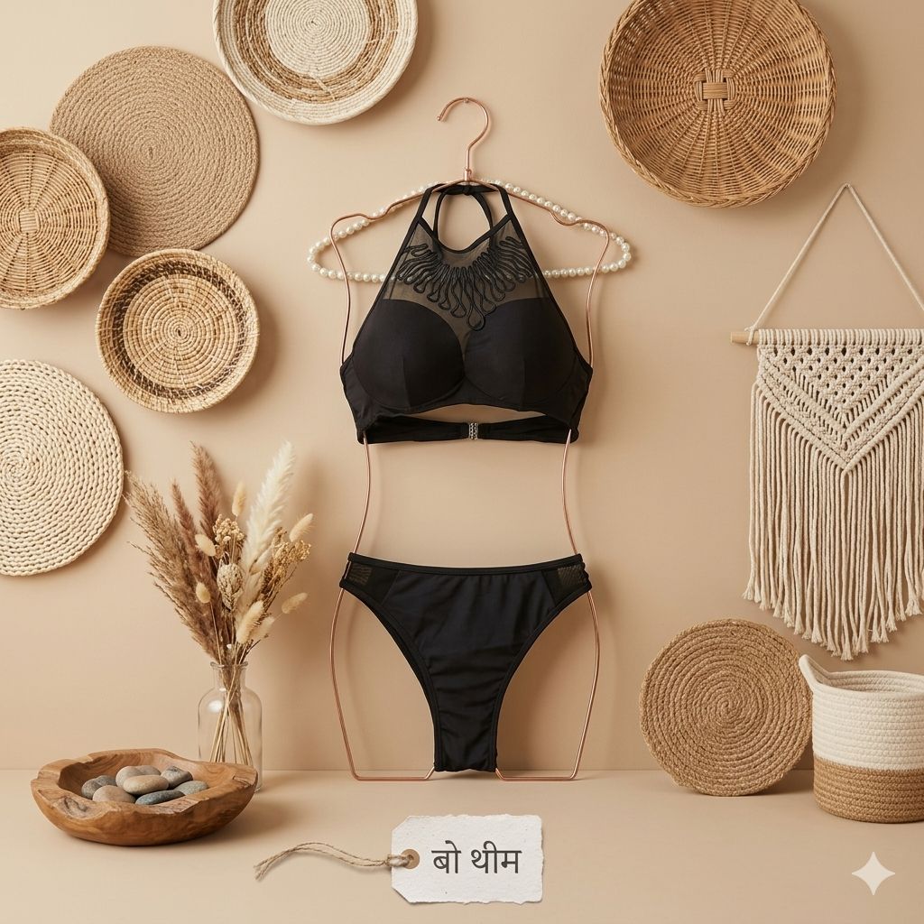 Moonshadow Neted Halter Neck Bikini