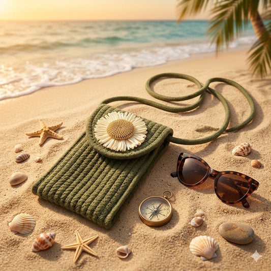 Olive Bloom Mobile Sling Bag