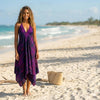 Purple Summer Cover Up Dress