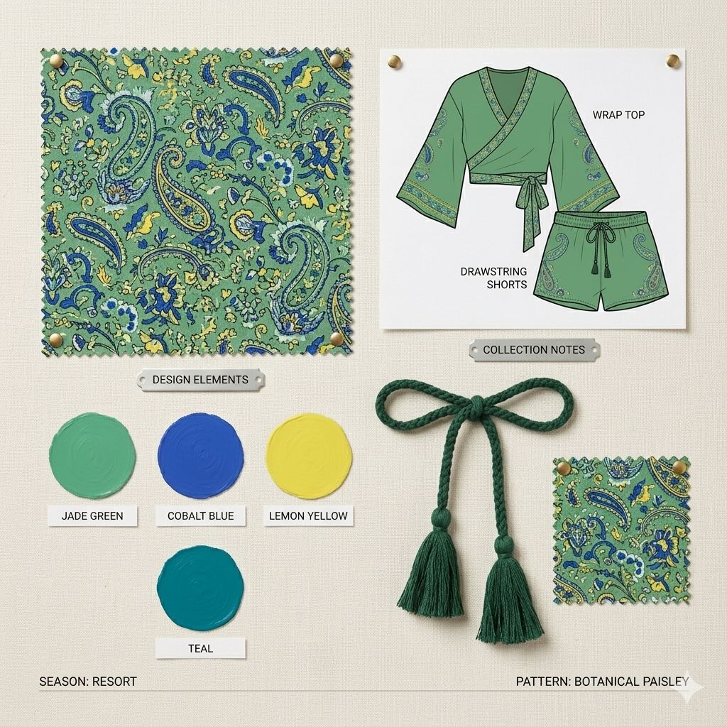 Green Mandala Skirt Top Outfit
