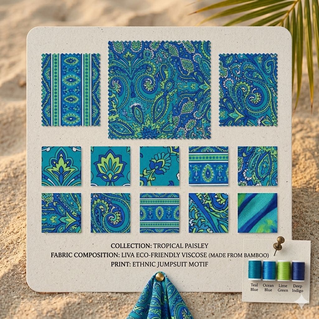 Blue Mandala Moves Jumpsuit