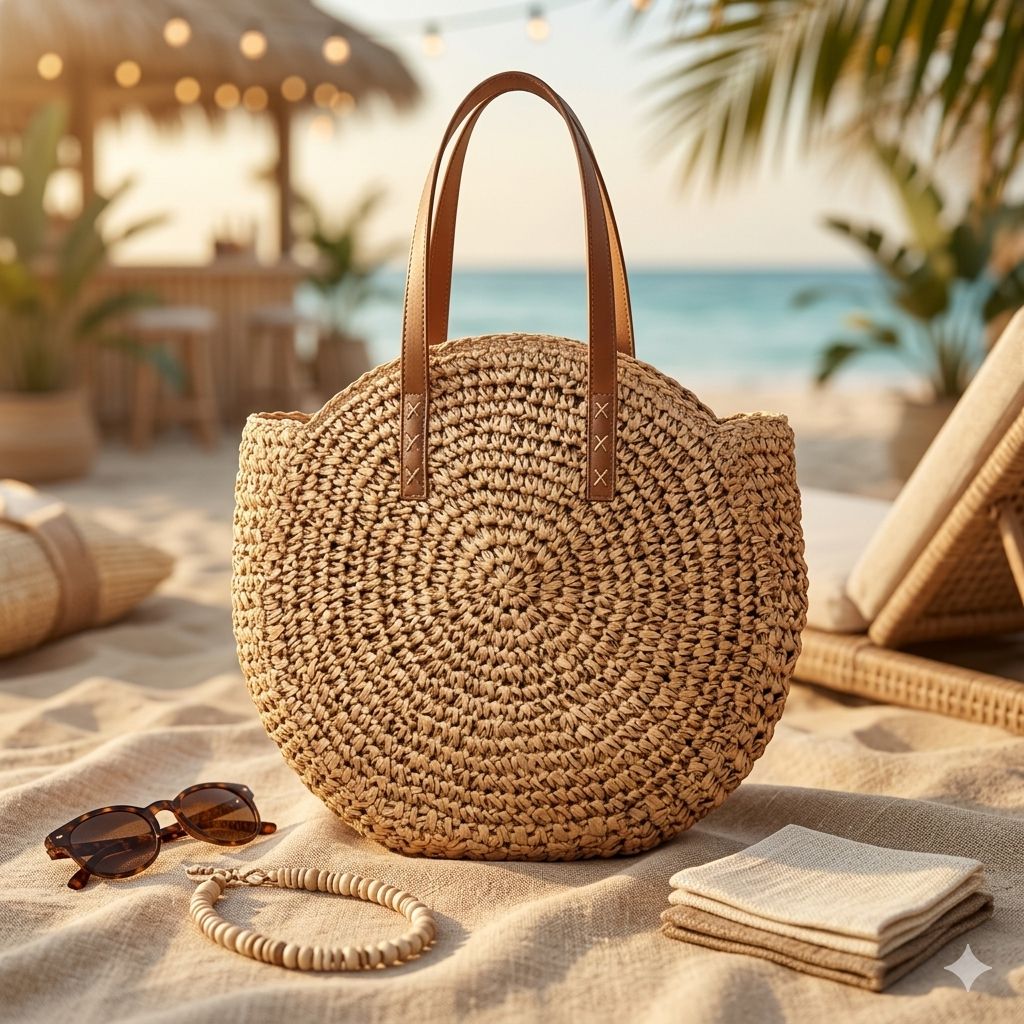 Brown Tite Tote Bag