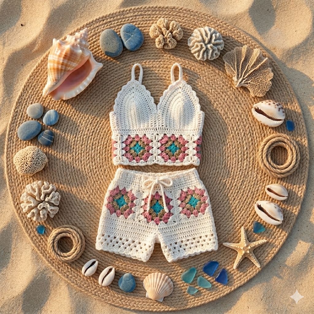 Cream Knot Co-ord Set