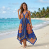 Desert Bloom Halter Maxi Dress
